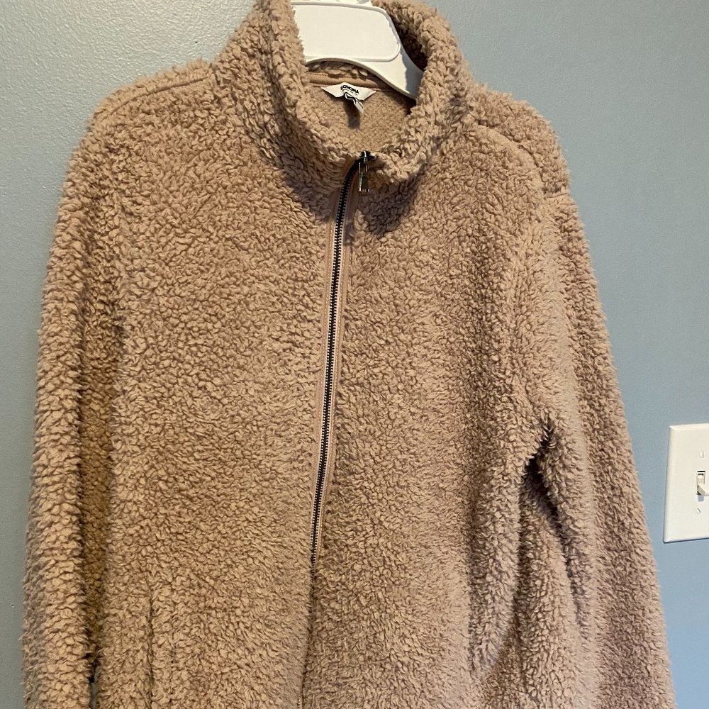 Pink fluffy coat